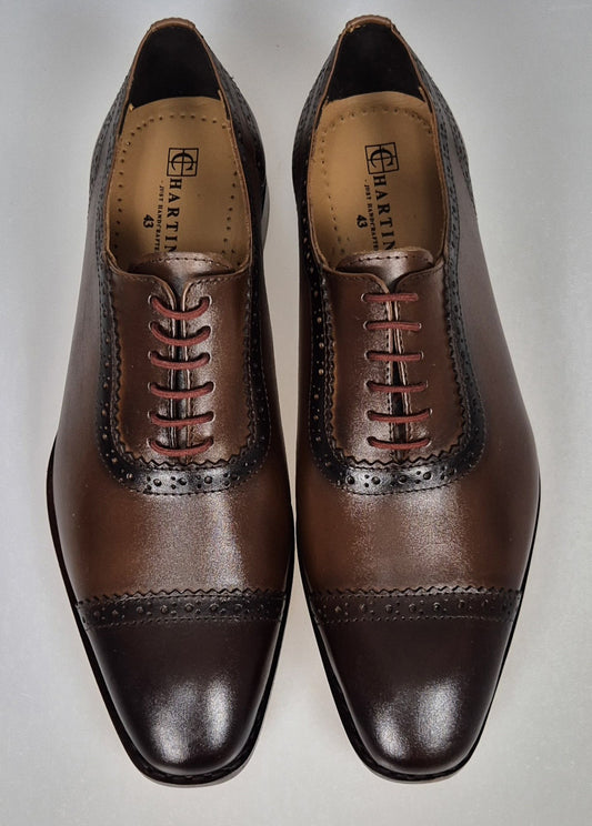 Oxford Half-Brogue two toned