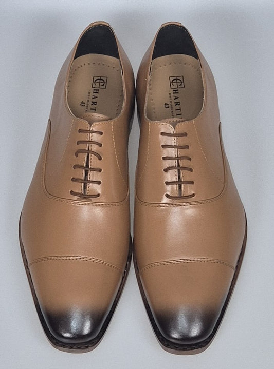 Oxford Captoe camel