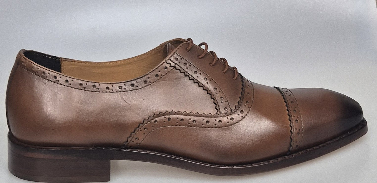 Oxford Half-Brogue havannabraun